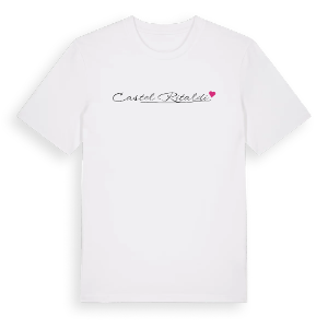 Castel Ritaldi hjärta t-shirt – ekologisk bomull t-shirt från Pinshirt