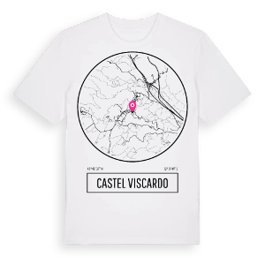 Castel Viscardo t-shirt – ekologisk bomull t-shirt från Pinshirt