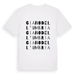 Giano dell'Umbria ordlek t-shirt – ekologisk bomull t-shirt från Pinshirt