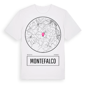 Montefalco t-shirt – ekologisk bomull t-shirt från Pinshirt