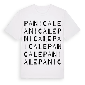 Panicale ordlek t-shirt – ekologisk bomull t-shirt från Pinshirt