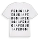 Perugia ordlek t-shirt