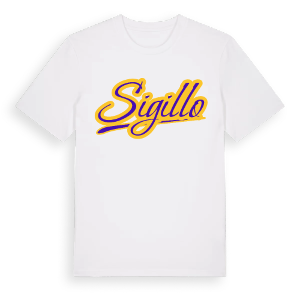 Sigillo baseball t-shirt – ekologisk bomull t-shirt från Pinshirt