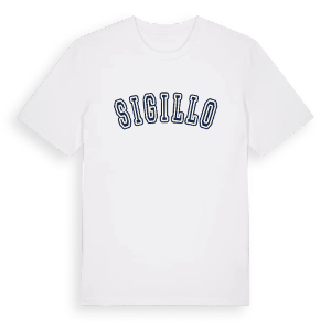 Sigillo college t-shirt – ekologisk bomull t-shirt från Pinshirt