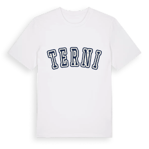 Terni college t-shirt – ekologisk bomull t-shirt från Pinshirt