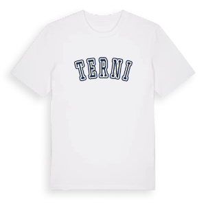 Terni college t-shirt – ekologisk bomull t-shirt från Pinshirt