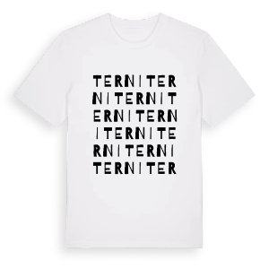 Terni ordlek t-shirt – ekologisk bomull t-shirt från Pinshirt