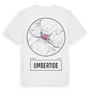 Umbertide t-shirt – ekologisk bomull t-shirt från Pinshirt