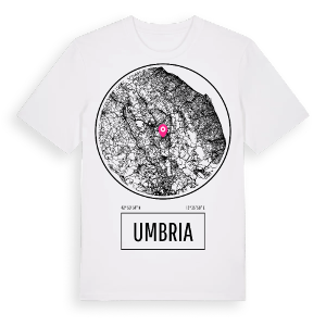 Umbria t-shirt – ekologisk bomull t-shirt från Pinshirt