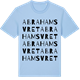 Blue Soul t-shirt med Abrahamsvret ordlek t-shirt
