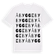 White t-shirt med Åbyggeby ordlek t-shirt