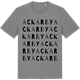 Mid Heather Gray t-shirt med Ackarby ordlek t-shirt