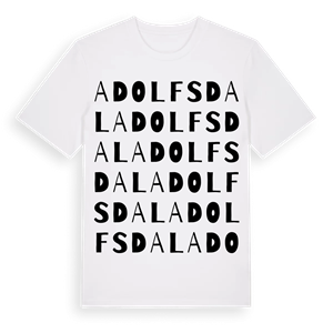 Adolfsdal ordlek t-shirt – ekologisk bomull t-shirt från Pinshirt