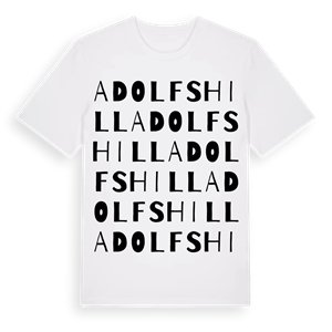Adolfshill ordlek t-shirt – ekologisk bomull t-shirt från Pinshirt