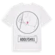 White t-shirt med Adolfshill t-shirt