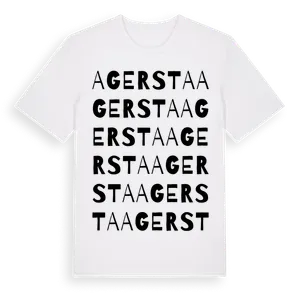 Agersta ordlek t-shirt – ekologisk bomull t-shirt från Pinshirt