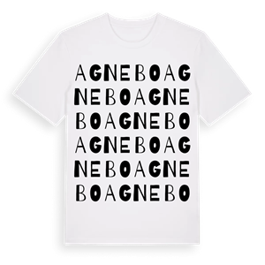 Agnebo ordlek t-shirt – ekologisk bomull t-shirt från Pinshirt