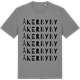 Mid Heather Gray t-shirt med Åkerby by ordlek t-shirt