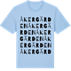 Blue Soul t-shirt med Åkergärden ordlek t-shirt