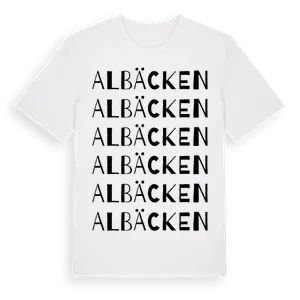 Albäcken ordlek t-shirt – ekologisk bomull t-shirt från Pinshirt