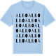 Blue Soul t-shirt med Albo ordlek t-shirt
