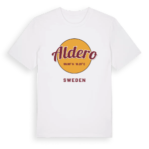 Aldero cirkel t-shirt – ekologisk bomull t-shirt från Pinshirt