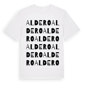 Aldero ordlek t-shirt – ekologisk bomull t-shirt från Pinshirt