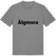 Mid Heather Gray t-shirt med Älgmora fetstil t-shirt