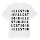 Allestugan ordlek t-shirt