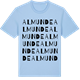 Blue Soul t-shirt med Almunde ordlek t-shirt