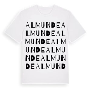 Almunde ordlek t-shirt – ekologisk bomull t-shirt från Pinshirt