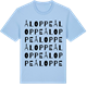 Blue Soul t-shirt med Åloppe ordlek t-shirt