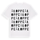 Åloppe ordlek t-shirt