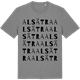 Mid Heather Gray t-shirt med Alsätra ordlek t-shirt