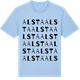 Blue Soul t-shirt med Alsta ordlek t-shirt