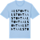 Blue Soul t-shirt med Alstomta ordlek t-shirt