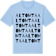 Blue Soul t-shirt med Altomta ordlek t-shirt