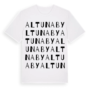 Altunaby ordlek t-shirt – ekologisk bomull t-shirt från Pinshirt
