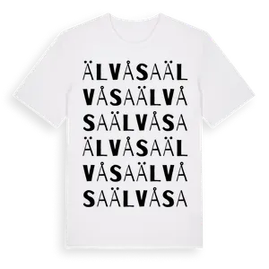 Älvåsa ordlek t-shirt – ekologisk bomull t-shirt från Pinshirt