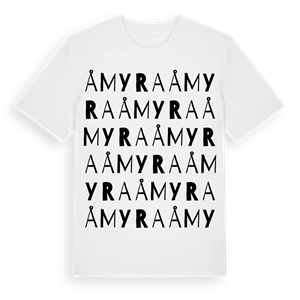 Åmyra ordlek t-shirt – ekologisk bomull t-shirt från Pinshirt