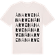 Vintage White t-shirt med Ånarven ordlek t-shirt