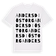 Anders Diös torg ordlek t-shirt