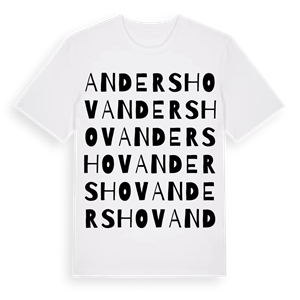 Andershov ordlek t-shirt – ekologisk bomull t-shirt från Pinshirt