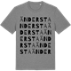 Mid Heather Gray t-shirt med Ändersta ordlek t-shirt