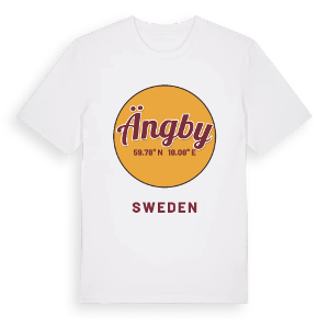 Ängby cirkel t-shirt – ekologisk bomull t-shirt från Pinshirt