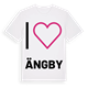 Jag älskar Ängby t-shirt stort tryck