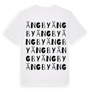 Ängby ordlek t-shirt – ekologisk bomull t-shirt från Pinshirt