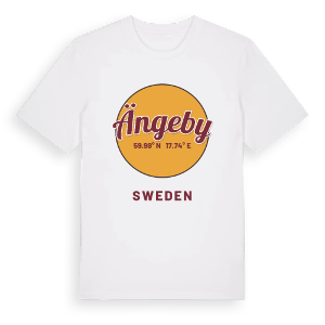 Ängeby cirkel t-shirt – ekologisk bomull t-shirt från Pinshirt