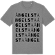 Mid Heather Gray t-shirt med Ångelsta ordlek t-shirt