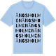 Blue Soul t-shirt med Ängsholmen ordlek t-shirt